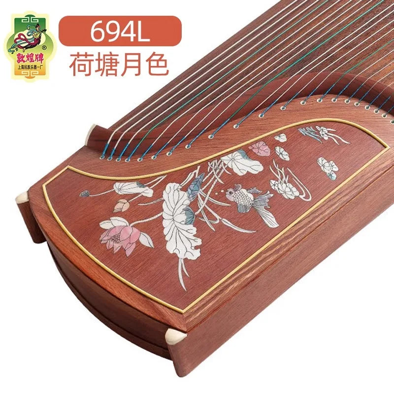 Dunhuang Guzheng 5696T Qingyou Xia Meng Beginner Entry Guzheng Professional Playing Shanghai National Musical Instruments