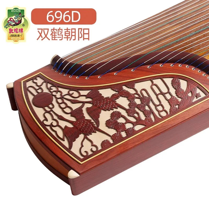 Dunhuang Guzheng 5696T Qingyou Xia Meng Beginner Entry Guzheng Professional Playing Shanghai National Musical Instruments
