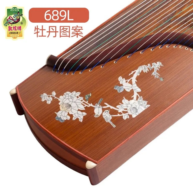 Dunhuang Guzheng 5696T Qingyou Xia Meng Beginner Entry Guzheng Professional Playing Shanghai National Musical Instruments