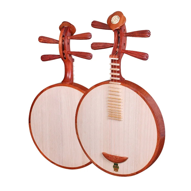 Dunhuang Yueqin 637 Peking Opera/Folk Music General Rosewood 8 Yang Leng Pegs Ruyi Head Beginner Folk Musical Instruments