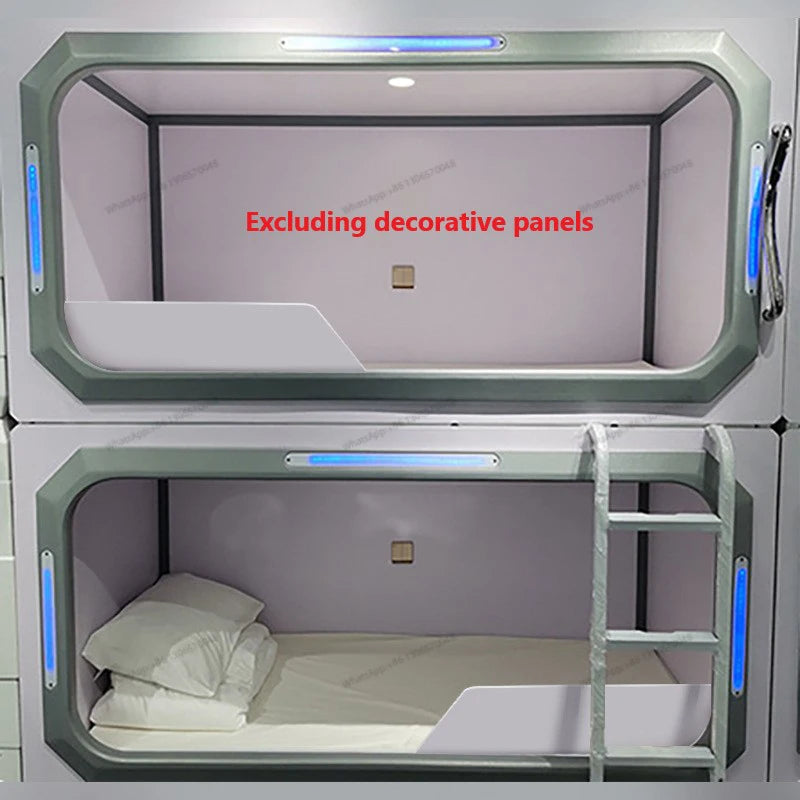 E-sports New Hotel Space Module Sleep Bed Top and Bottom Beds Homestay Internet Cafe Accommodation Bed School Dormitory Simplici