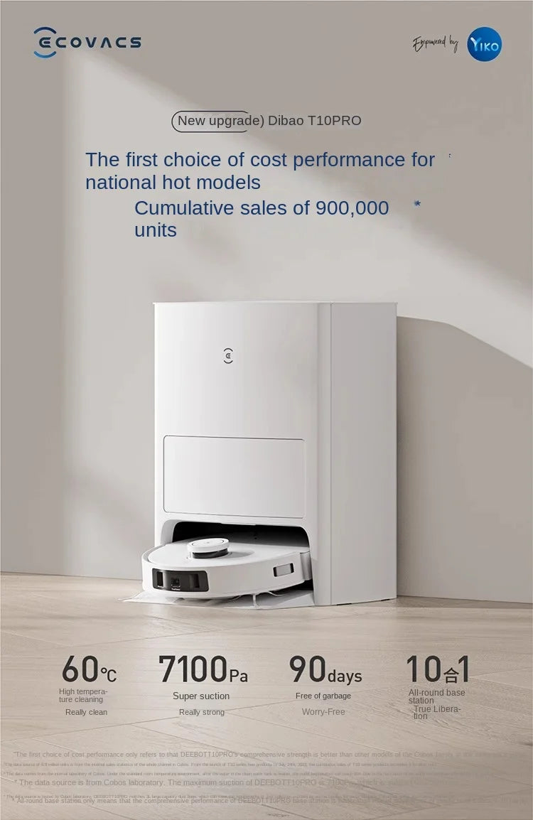 ECOVACS T10PRO sweeping robot automatic intelligent sweeping dust collection machine