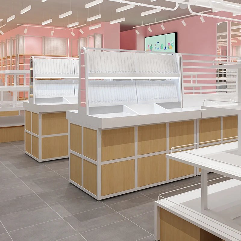 Earwear rack display rack large-capacity rack island display cabinet earrings hair hoop earrings display rack vertical customiza