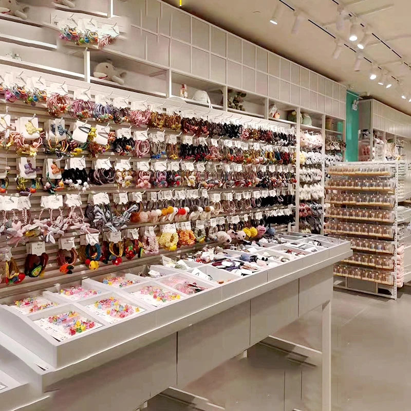 Earwear rack display rack large-capacity rack island display cabinet earrings hair hoop earrings display rack vertical customiza