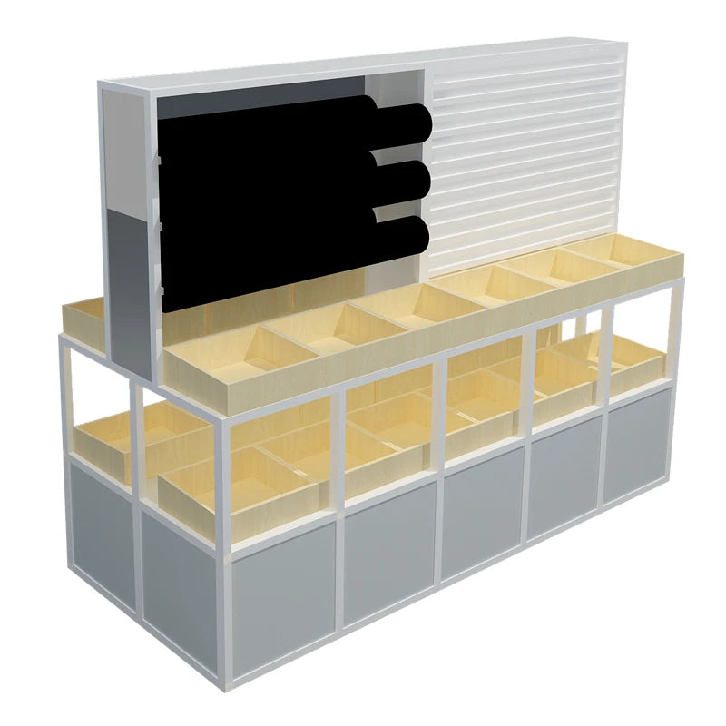 Earwear rack display rack large-capacity rack island display cabinet earrings hair hoop earrings display rack vertical customiza