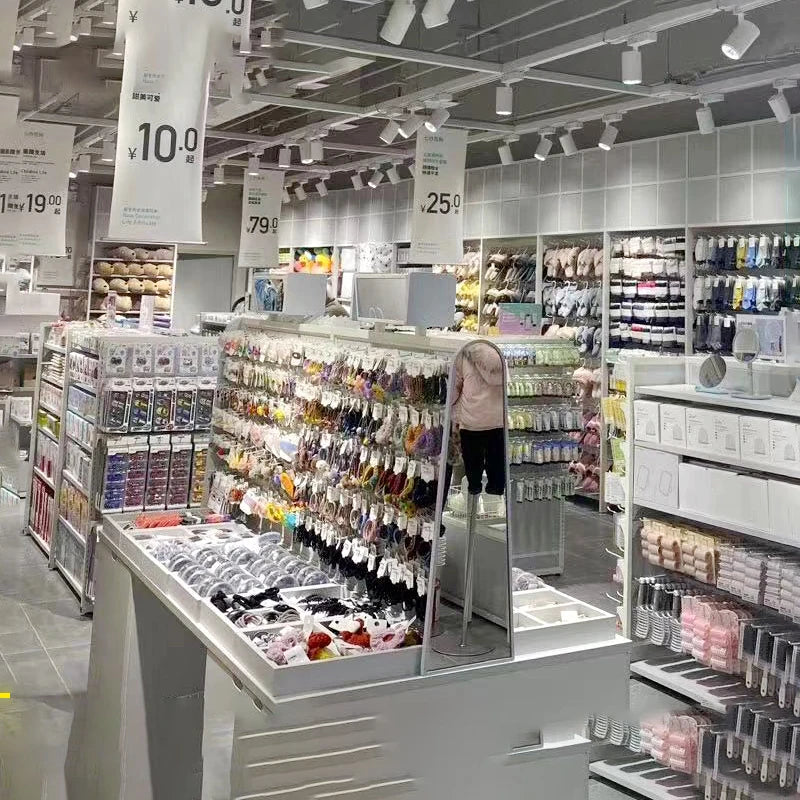 Earwear rack display rack large-capacity rack island display cabinet earrings hair hoop earrings display rack vertical customiza