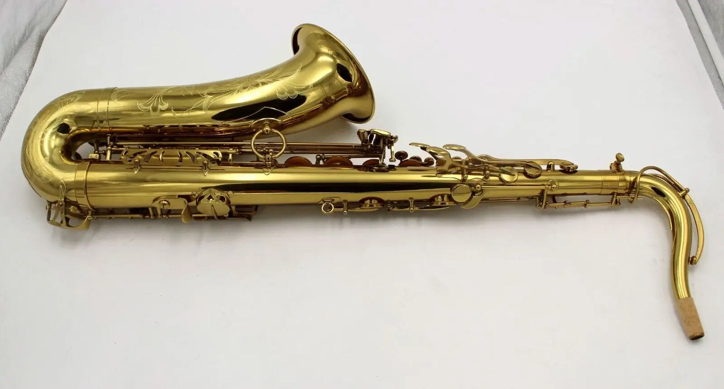 Eastern music champagne gold tenor saxophone Mark VI type no F# with flight case