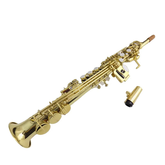 Eb Sopranino Saxophone Musical Instruments Yellow Brass Material with Foambody Case