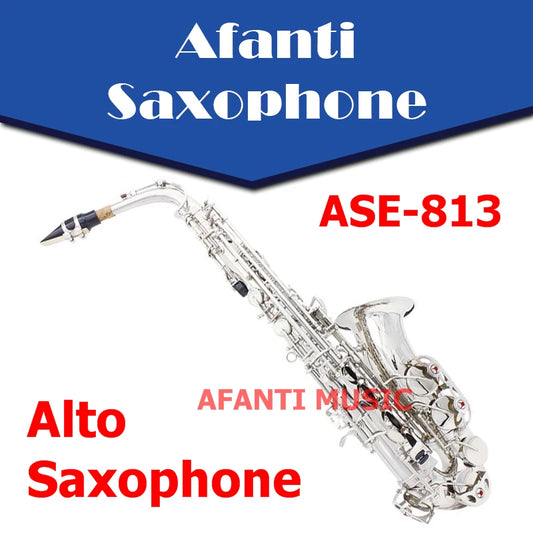 Eb tone / Brass body /  Nickel Plated Alto Saxophone (ASE-813) / Eb