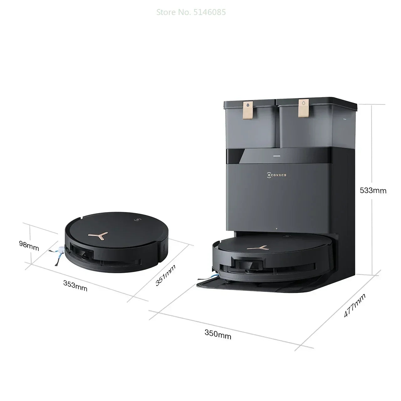 Ecovacs Deebot X8 PRO PLUS Vacuum Cleaner Robot