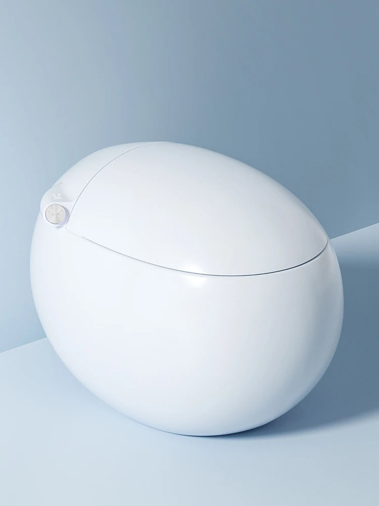 Egg-type intelligent toilet integrated automatic flip online celebrity B&B toilet has no water pressure.