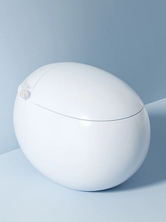 Egg-type intelligent toilet integrated automatic flip online celebrity B&B toilet has no water pressure.