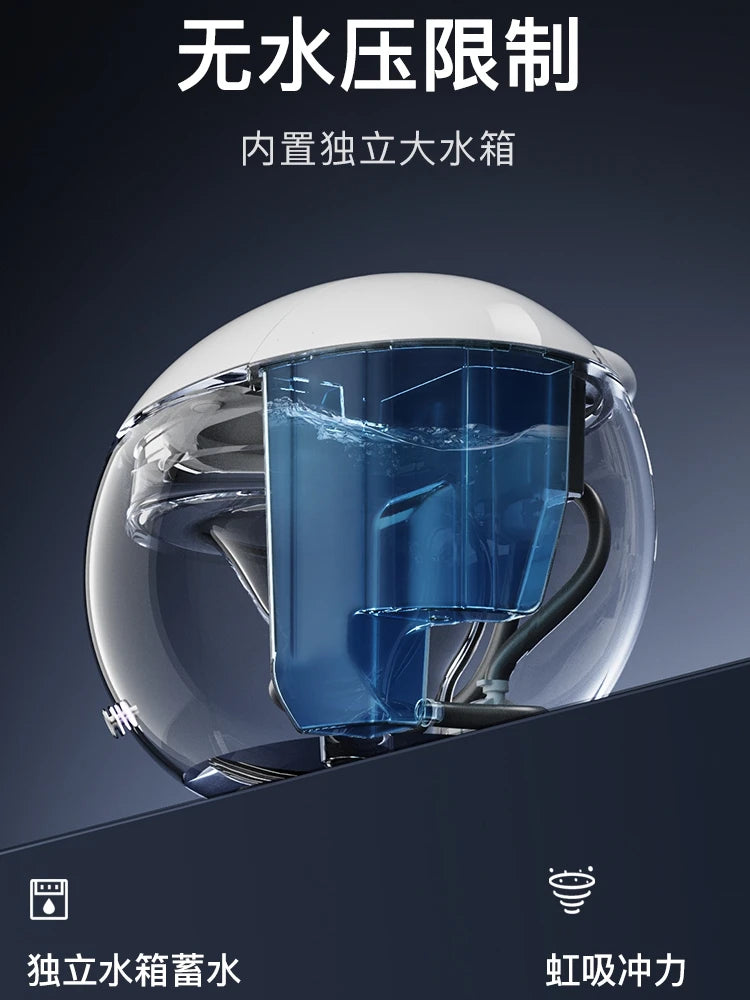 Egg-type intelligent toilet integrated automatic flip online celebrity B&B toilet has no water pressure.