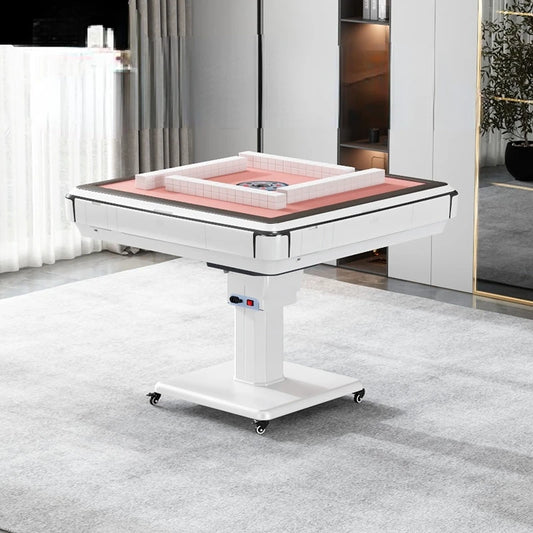Electric Double Drive Mute Mahjong Machine Automatic Dining Table Dual-Use Roller Coaster Heating Folding Mahjong Table