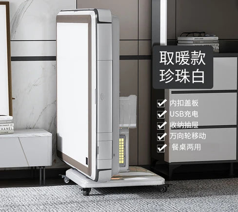 Electric Double Drive Mute Mahjong Machine Automatic Dining Table Dual-Use Roller Coaster Heating Folding Mahjong Table
