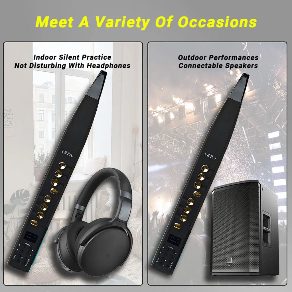 MMOOKA Electric Saxophone Digital Sax Saxfone I8 Wind Instrument Performance Music Training Early Education For Beginner Amateur Kids