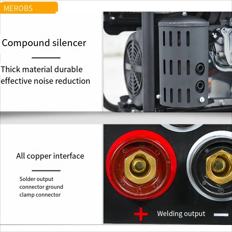 Electric Welding Gasoline Power Generation Combined Machine Portable 220V  Generator Outdoor Operation Welding Equipment  439
