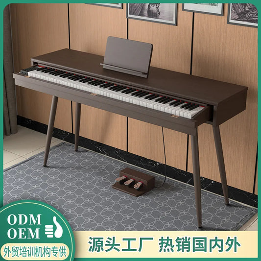 Electric piano 88-key hammer home adult entrance examination beginner solid wood dressing drawer desk electronic piano