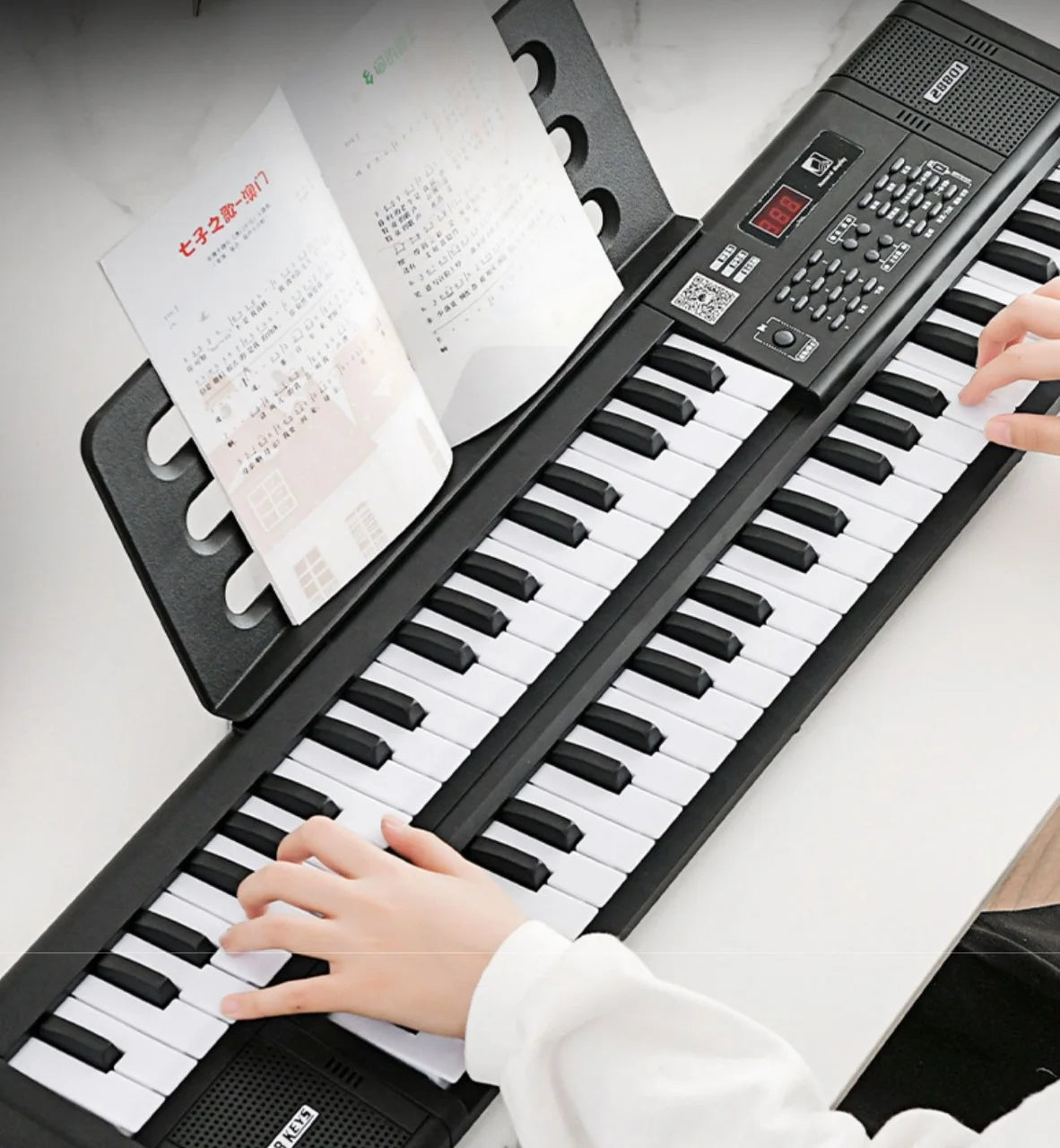 Electric piano Double row keys 88 key portable keyboard instrument
