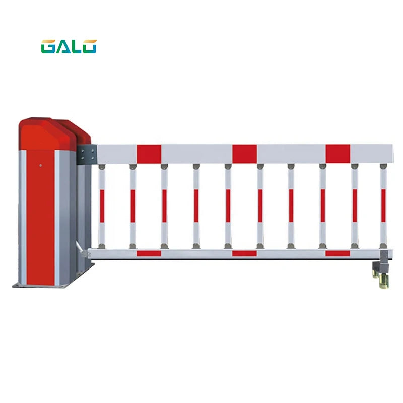 Electric remote control intelligent car park management system airborne boom barrier fence gate