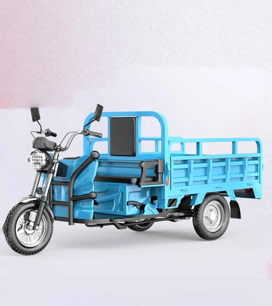 Electric tricycle with bucket truck, household adult stall, three wheeled electric scooter