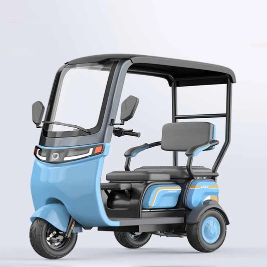 Electric tricycle with shed, elderly, adult, female, electric scooter, small sightseeing bus