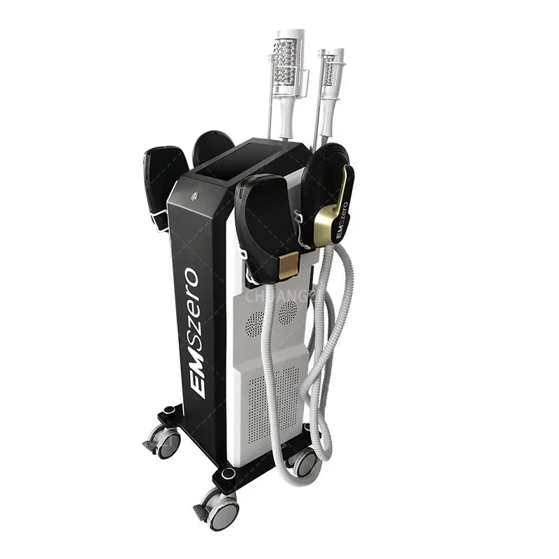 Emszero14 Tesla 6500W with NEO 2 Roller Massager and 4 NEO Handles Nova EMS Body Shaping  Electromagnetic Stimulation