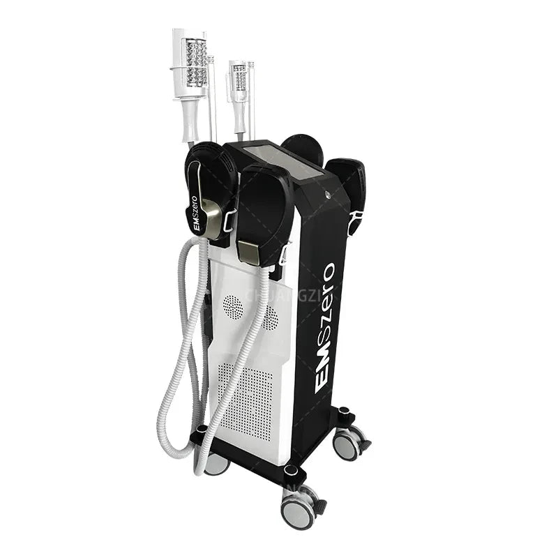 Emszero14 Tesla 6500W with NEO 2 Roller Massager and 4 NEO Handles Nova EMS Body Shaping  Electromagnetic Stimulation