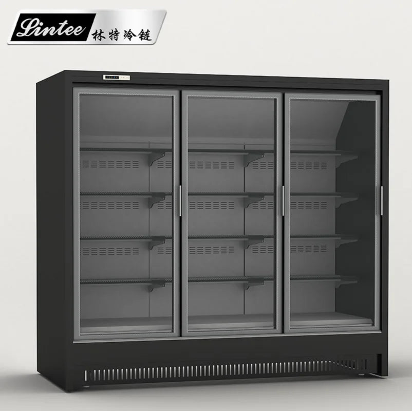 Energy Drink Beer Beverage Cooler Glass Door Ice Cream Display Showcase Freezer