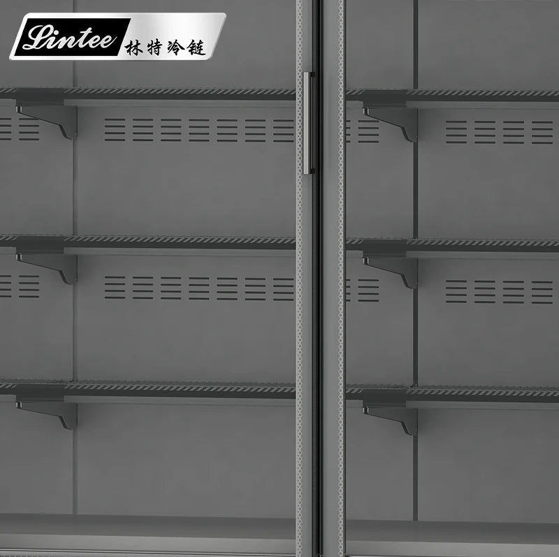 Energy Drink Beer Beverage Cooler Glass Door Ice Cream Display Showcase Freezer