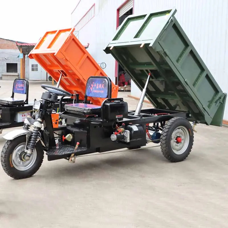 Engineering electric tricycle hydraulic system for agricultural construction sites