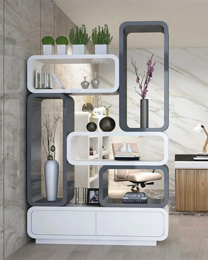 Entrance double-sided porch cabinet, living room, screen partition, living room, decorative shelf, wine cabinet