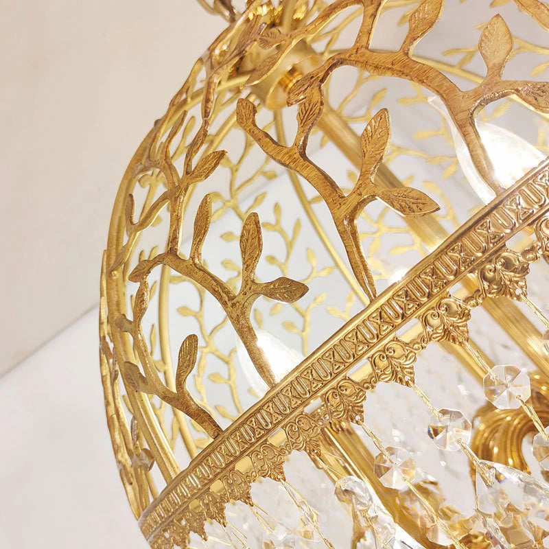 European and American French style all copper crystal chandeliers, European style villas, luxurious restaurants, hallways, bedro