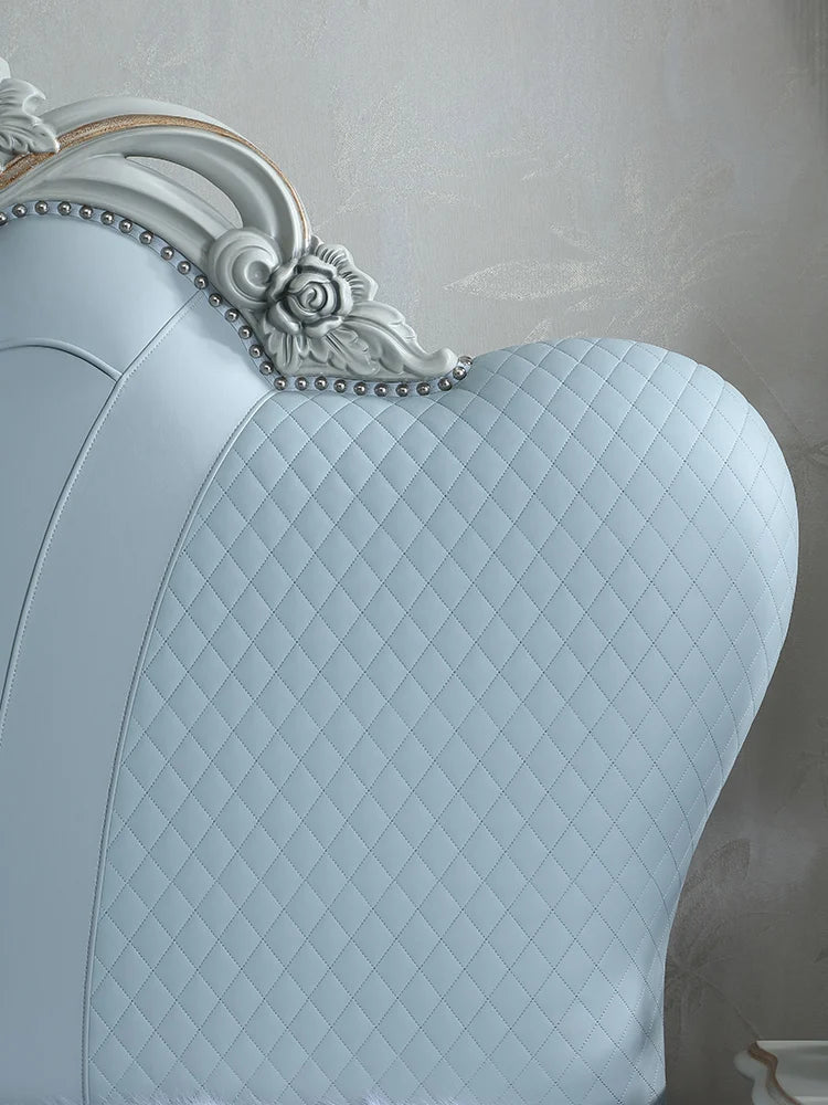 European carved solid wood 1.8m Princess bedroom American wedding bed double bed