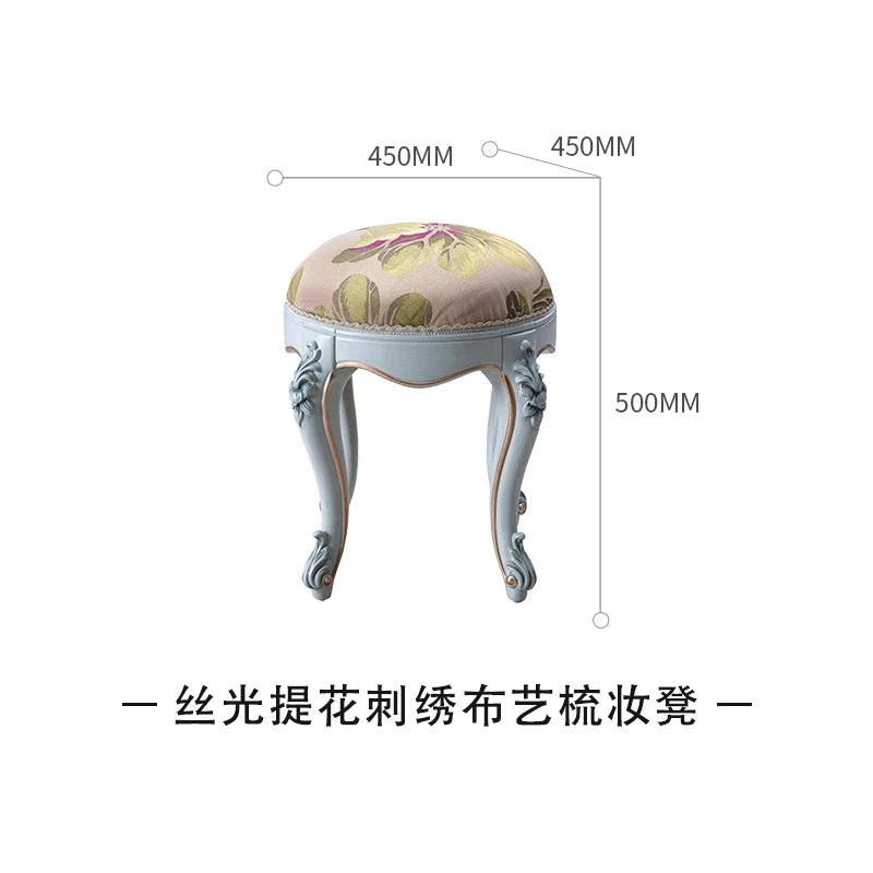 European style villa solid wood 1.8 double bed, master bedroom carved wedding princess bed