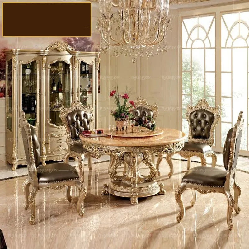 European villa wine cabinet French solid wood wine cabinet luxury carved lockers glass decorative cabinet