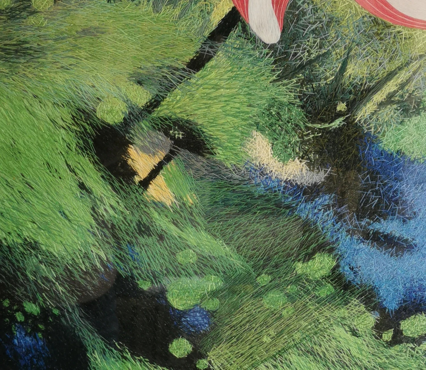 Exquisite Chinese silk embroidery art painting lotus wall decor Suzhou Embroidery