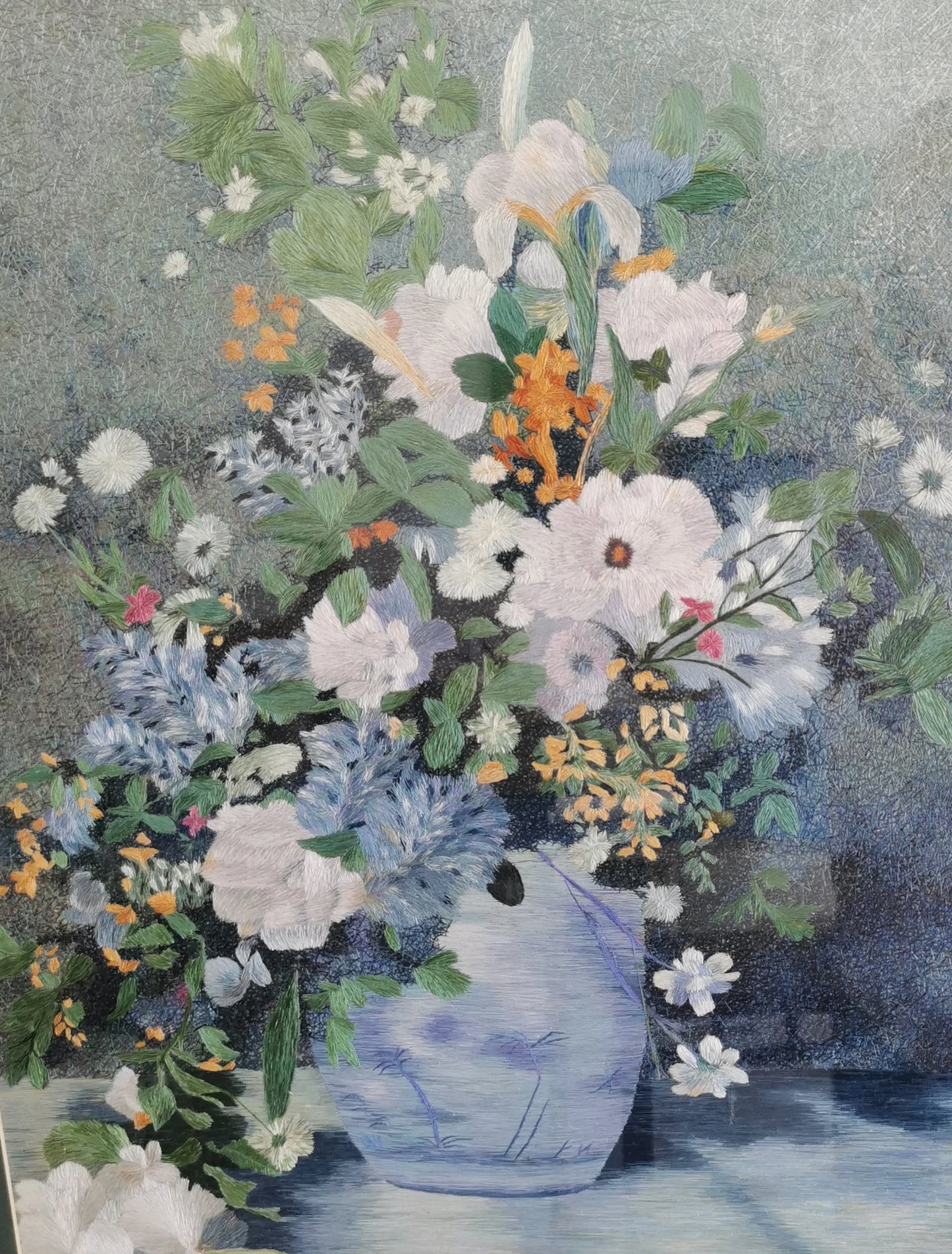 Exquisite Chinese silk embroidery art painting still life wall decor Suzhou Embroidery