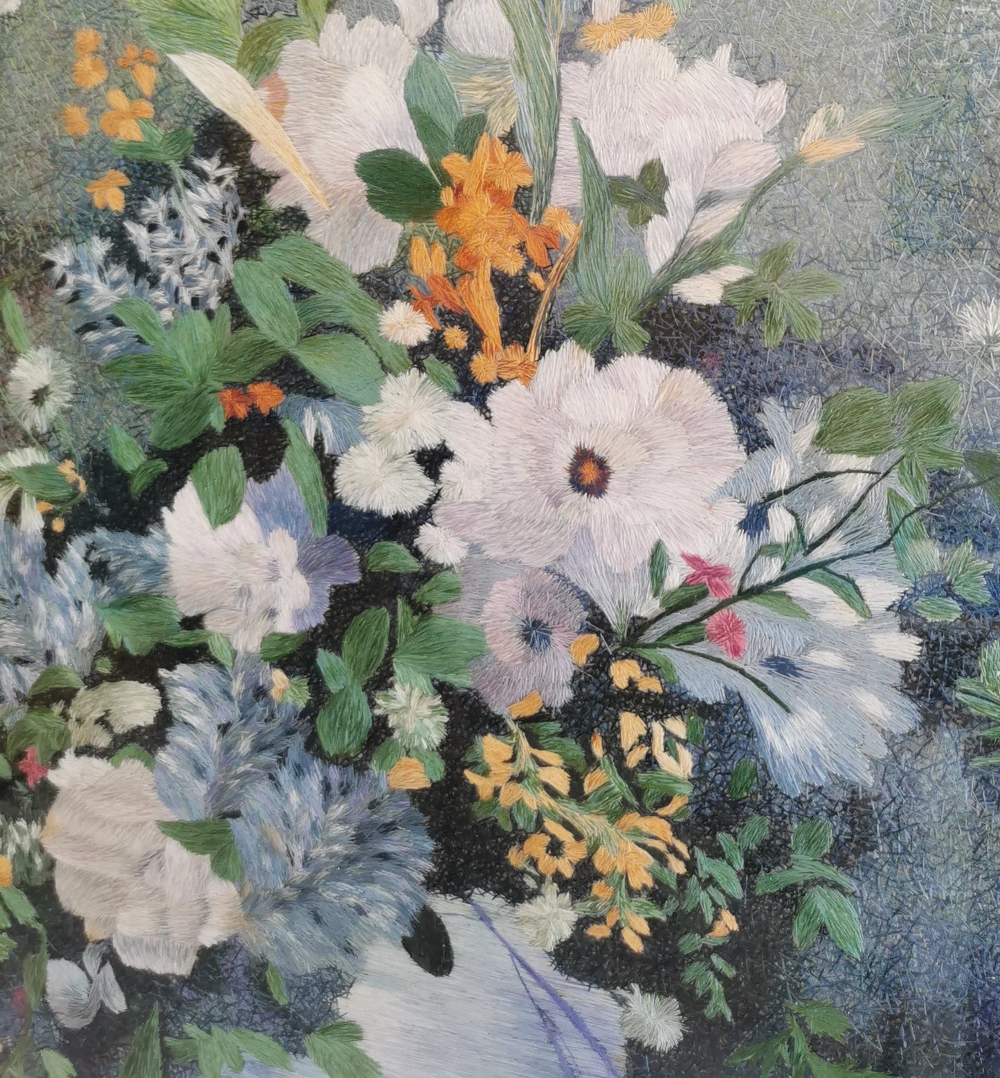 Exquisite Chinese silk embroidery art painting still life wall decor Suzhou Embroidery