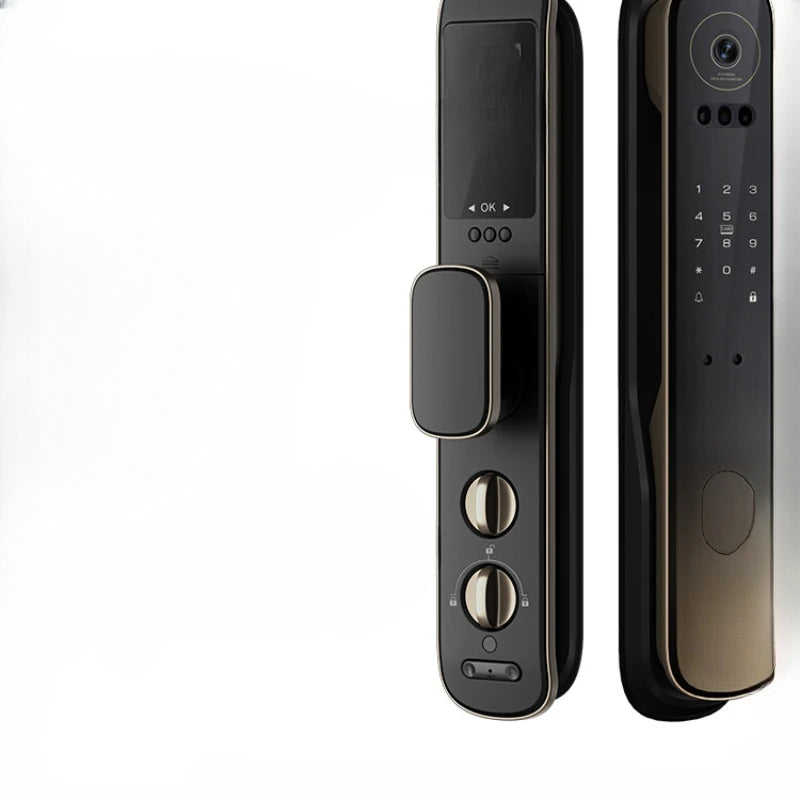 Face recognition fingerprint lock, household anti-theft door password lock, fully automatic intelligent visual electronic cat