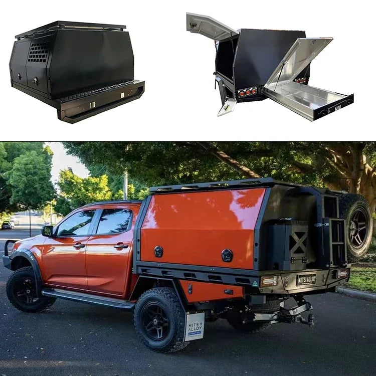 Factory Direct Sale Customized 4x4 Pickup Truck Camping Travel Camper Home Pickup Truck Camper For Ford NP300