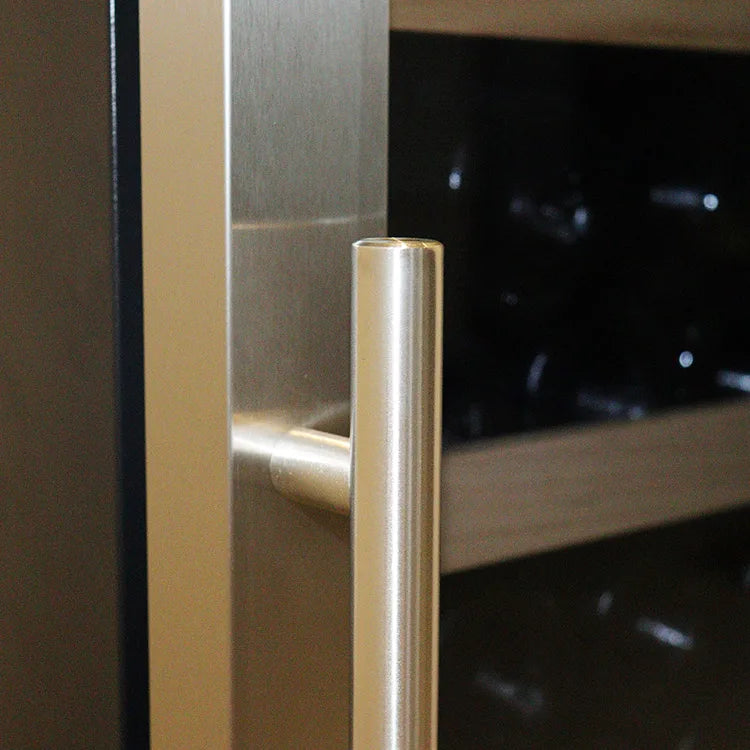 Factory Direct Sale Wine Cooler Dual-zone Wooden Display Wine Cabinet With Temperature Control