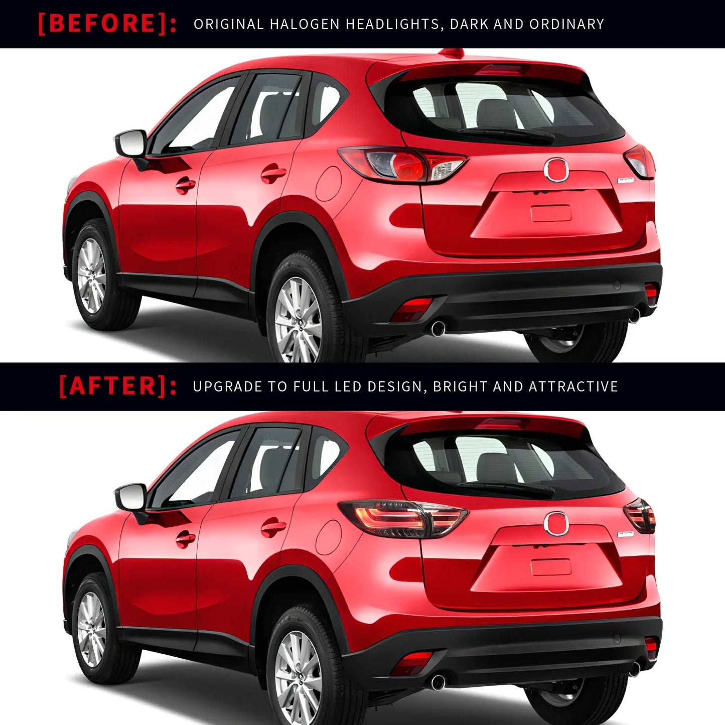 Factory For CX5 led rücklicht 2012-2018 geraucht farbe stecker und spielen mit rot parkplatz licht für Mazda CX5 rücklicht