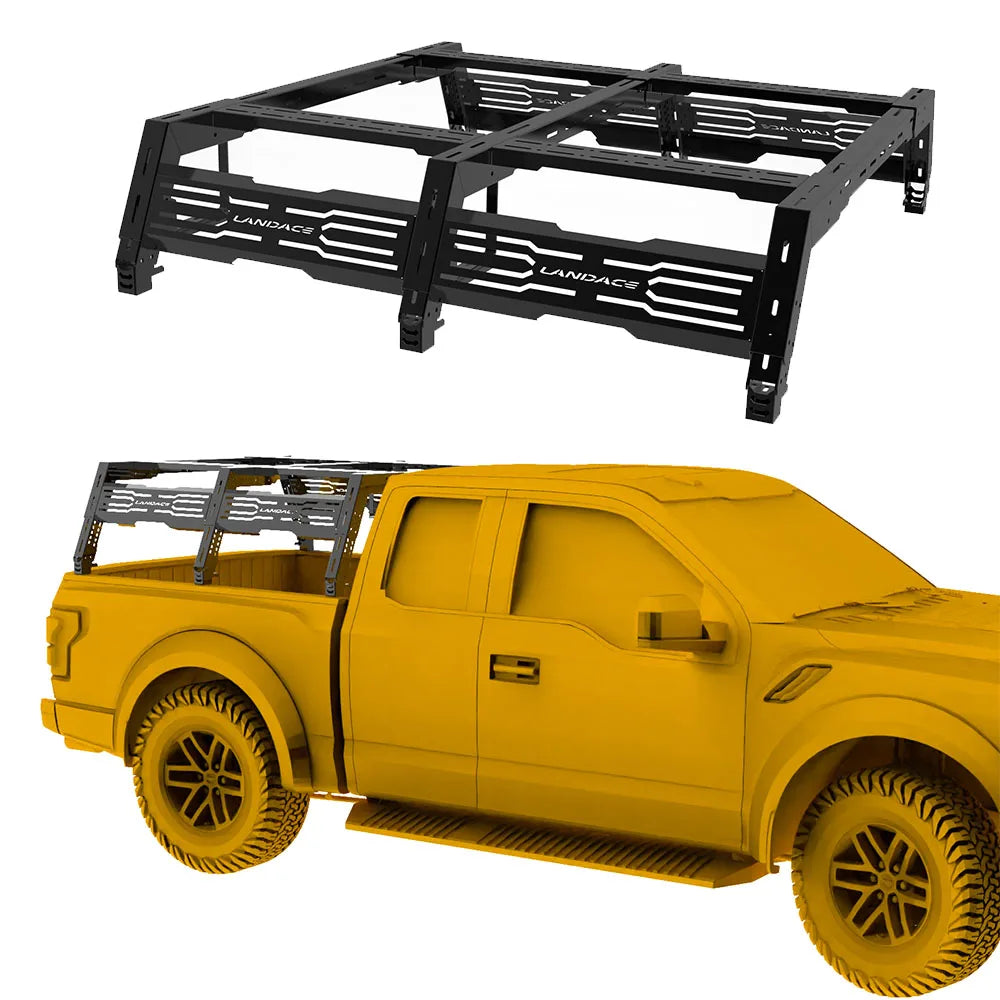 Factory Price Steel High Roll Bar Cover And Ladder Truck Bed Rack Pickup Aluminium