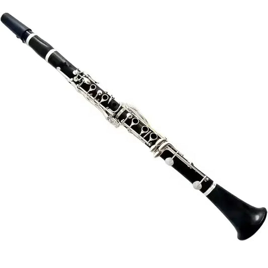 Factory ebony silver plated 17 key Bb clarinet for sale instrument