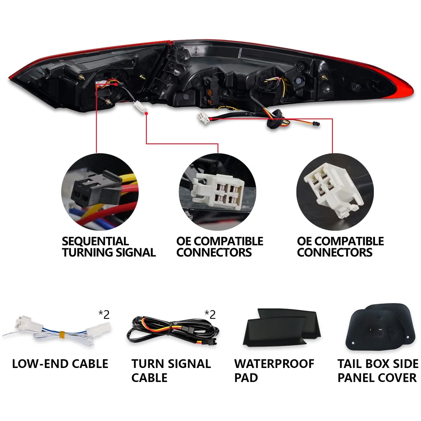 Factory für RXC LED rücklicht rücklicht montage ist kompatibel mit 2018-2020 für  Camry dynamische animation atmen