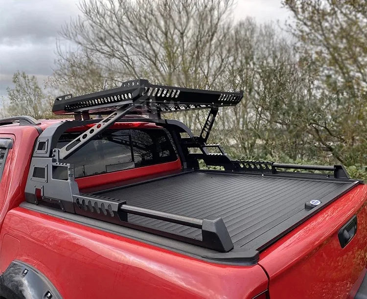Factory hot style Pick Up Truck 4X4 car accessories Roll Bar With Roof Rack for isuzu dmax 2020 Tacoma Trunk