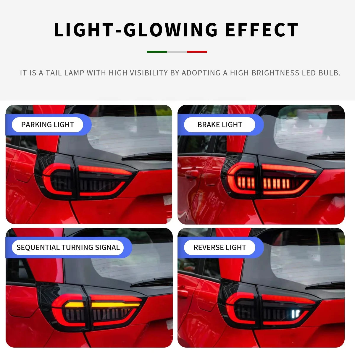 Factory led rücklicht für Jazz fit mit die ausgangs sequenz parkplatz licht 2020 2021 für honda fit rücklicht