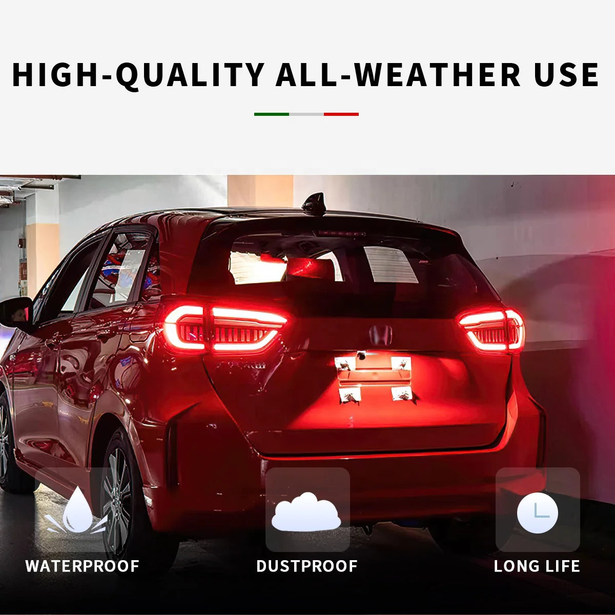 Factory led rücklicht für Jazz fit mit die ausgangs sequenz parkplatz licht 2020 2021 für honda fit rücklicht