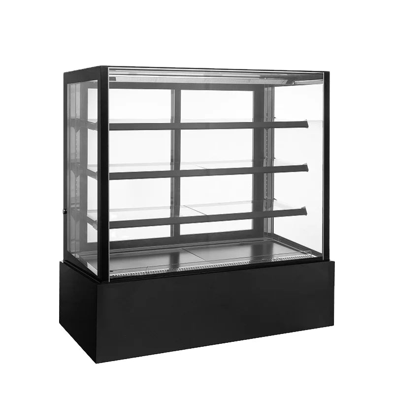 Fan Cooling Glass Door Refrigerator Bakery Display Cabinet Cake Refrigerated Showcase Cake Display Fridge